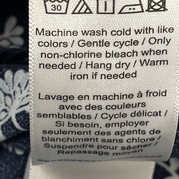 UNTUCKit Navy and White Casual Button Down Shirt - Picture 7 of 7